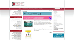 Desktop Screenshot of biblioteka.wieliczka.eu